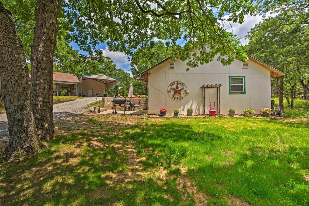 Willow Spring Lake Texoma Cabin - 1 Mi To Park And Boat Ramp! מראה חיצוני תמונה