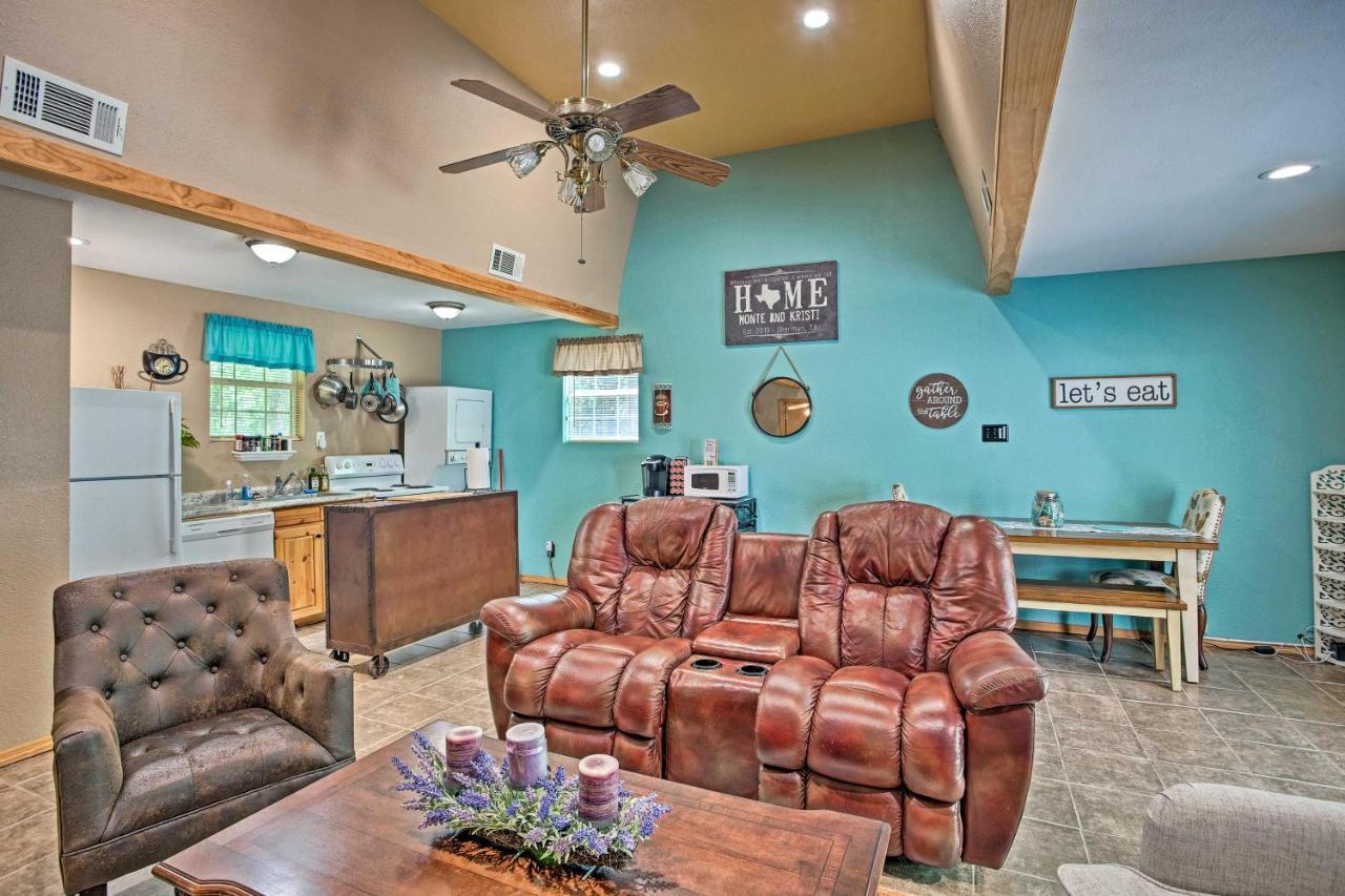 Willow Spring Lake Texoma Cabin - 1 Mi To Park And Boat Ramp! מראה חיצוני תמונה