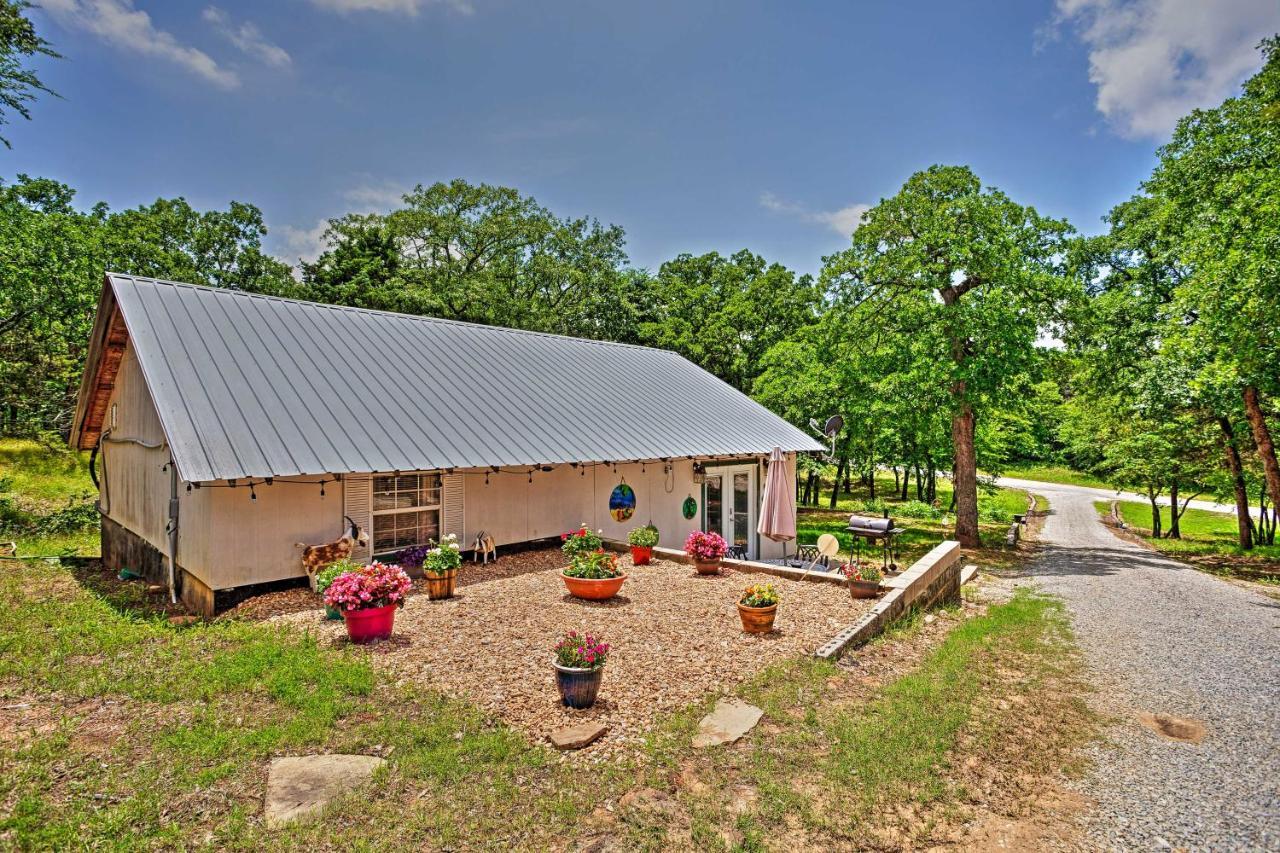 Willow Spring Lake Texoma Cabin - 1 Mi To Park And Boat Ramp! מראה חיצוני תמונה